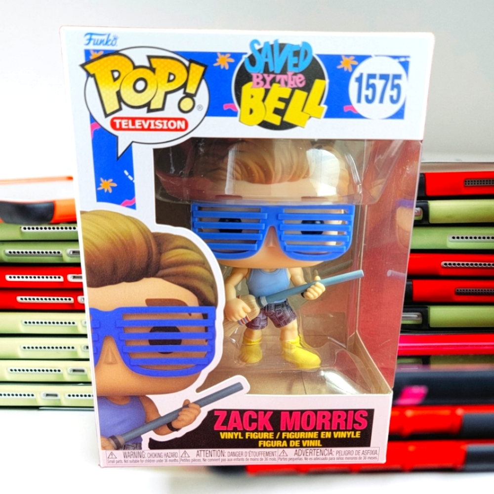 Zack Morris funko # 1575 (nib) With pop protector